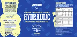 Label for Hydraulic Deadlifts & Gummy Bears