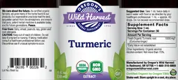 Label for Turmeric Extract