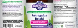 Label for Astragalus Reishi