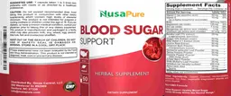 Label for Blood Sugar Support