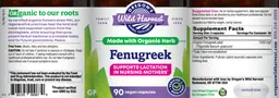 Label for Fenugreek