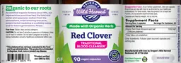 Label for Red Clover
