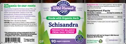 Label for Schisandra