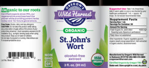 Organic St. John's Wort Alcohol-Free Ext