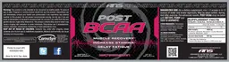 Label for Post BCAA Watermelon