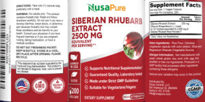 Siberian Rhubarb Extract 2500 mg