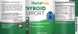 Label for Thyroid Support