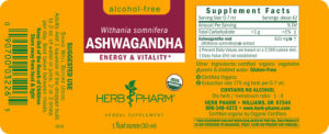 Ashwagandha Alcohol-Free