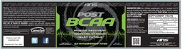 Label for Post BCAA Strawberry Kiwi