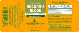Label for Dragon's Blood
