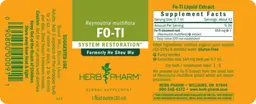 Label for Fo-Ti