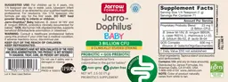 Label for Jarro-Dophilus Baby