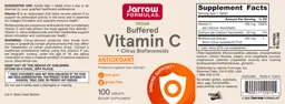 Label for Buffered Vitamin C + Citrus Bioflavonoids