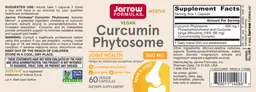 Label for Curcumin Phytosome 500 mg