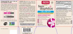 Label for Fem Dophilus 1 Billion CFU