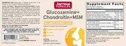 Label for Glucosamine+Chondroitin+MSM
