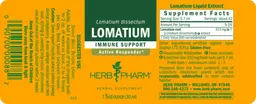 Label for Lomatium