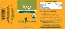 Label for Maca