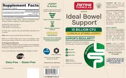 Label for Ideal Bowel Support 10 Billion CFU