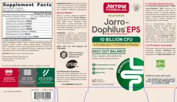 Label for Jarro-Dophilus EPS 10 Billion CFU