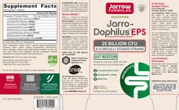 Label for Jarro-Dophilus EPS 25 Billion CFU