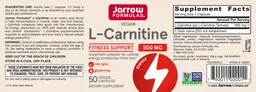 Label for L-Carnitine 500 mg