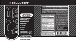 Label for P6 Extreme Black