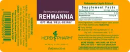 Label for Rehmannia