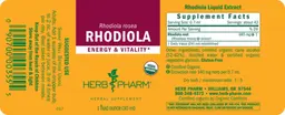 Label for Rhodiola