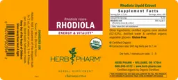 Label for Rhodiola