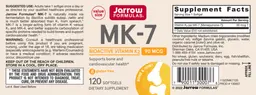 Label for MK-7 90 mcg