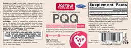 Label for PQQ 10 mg