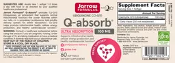 Label for Q-absorb 100 mg