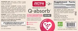 Label for Q-absorb 100 mg