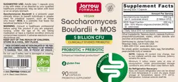 Label for Saccharomyces Boulardii + MOS 5 Billion CFU