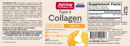 Label for Type II Collagen Complex 1000 mg