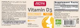Label for Vitamin D3 25 mcg 1000 IU