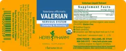 Label for Valerian