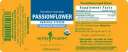 Label for Passionflower