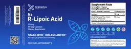 Label for Na R-Lipoic Acid 115 mg