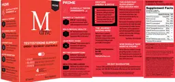 Label for Mdrive Testosterone Support
