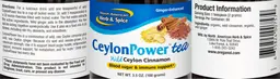 Label for CeylonPower Tea