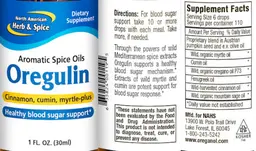 Label for Oregulin