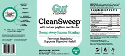 Label for CleanSweep Mixed Berry Flavor