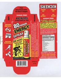 Label for 80 Hour Energy Spray