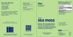 Label for Irish Sea Moss