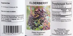 Label for Elderberry