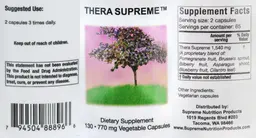 Label for Thera Supreme 770 mg