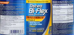 Label for Osteo Bi-Flex Triple Strength + Vitamin D