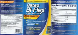 Label for Osteo Bi-Flex Triple Strength + Vitamin D